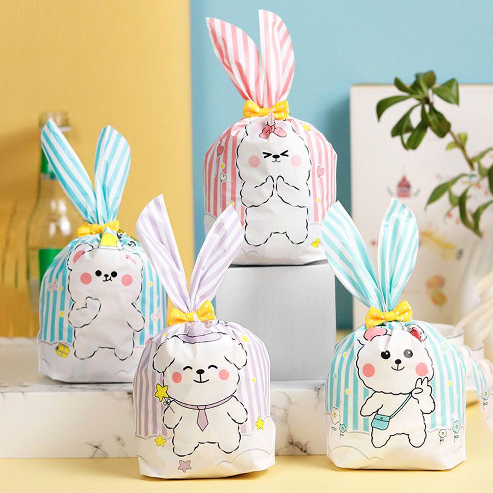 Bộ 50 Túi Đựng Bánh Kẹo Hình Thỏ Phục Sinh Dễ Thương