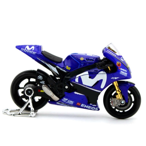 Mô hình motor Yamaha Team Moto GP-46 Rossi 2018 Blue tỷ lệ 1:18 MaiSto Viễn Dương Computer