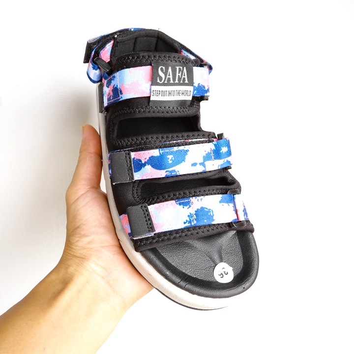 Giày Sandal Safa nam nữ mới Hàng VNXK Cao Cấp Đế Cao 2.5cm