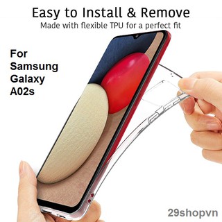 Ốp Samsung A02s / Samsung M02s dẻo trong suốt (Loại đẹp)