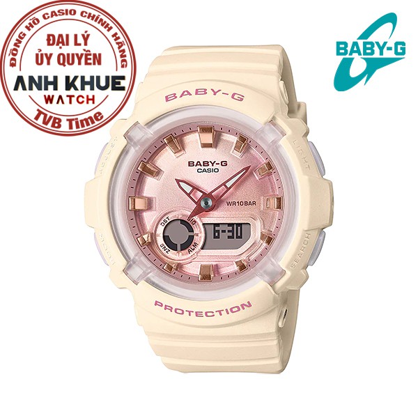 Đồng hồ nữ dây nhựa Casio Baby-G chính hãng Anh Khuê BGA-280-4A2DR