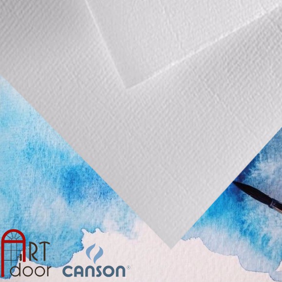 Sổ vẽ màu Nước CANSON Truyền Thống Dày 250gsm (vân ngang) - Họa Cụ Hakuart