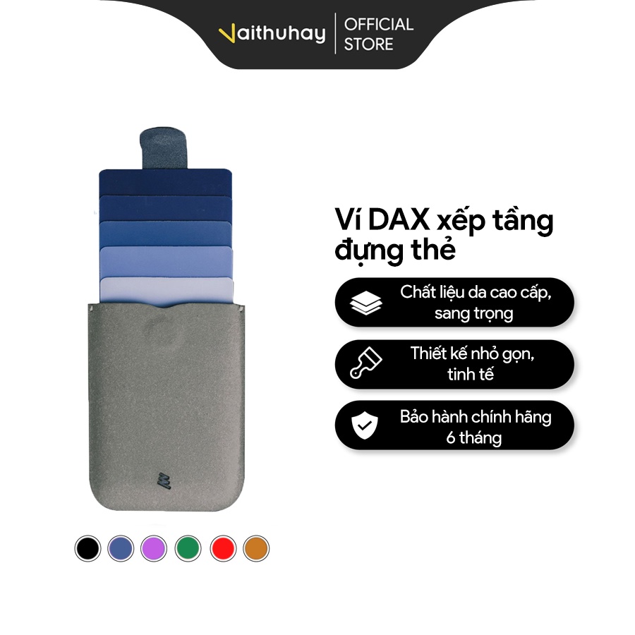 Ví Dax DesignNest chuyên đựng thẻ card tiện lợi 6 ngăn