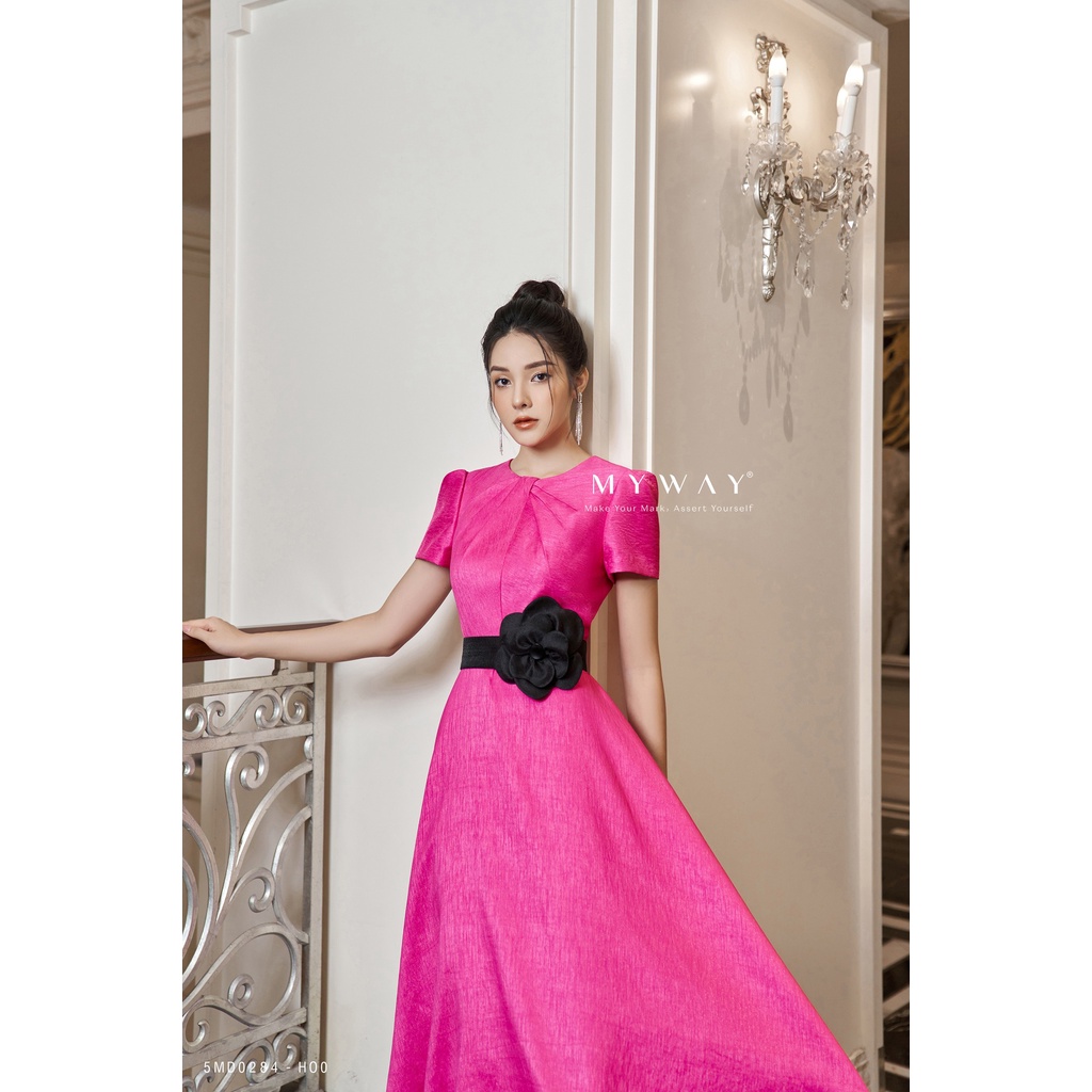 Đầm Nữ Dự Tiệc Công Sở MY WAY Dáng Xòe Sang Trọng 5MD0284