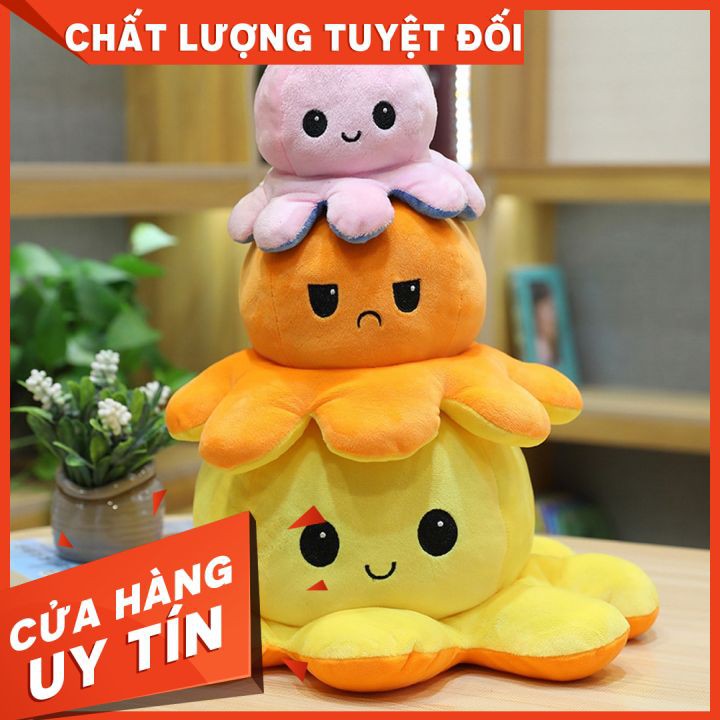 Bạch Tuộc Cảm Xúc 2 Mặt Cảm Xúc Đồ Chơi Bạch Tuộc Có Thể đảo Ngược Tâm Trạng Bạch Tuộc Sang Trọng