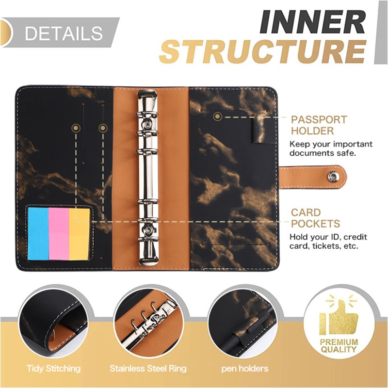 Sổ Kế Hoạch Tiết Kiệm Tiền Khổ A6 Thời Trang