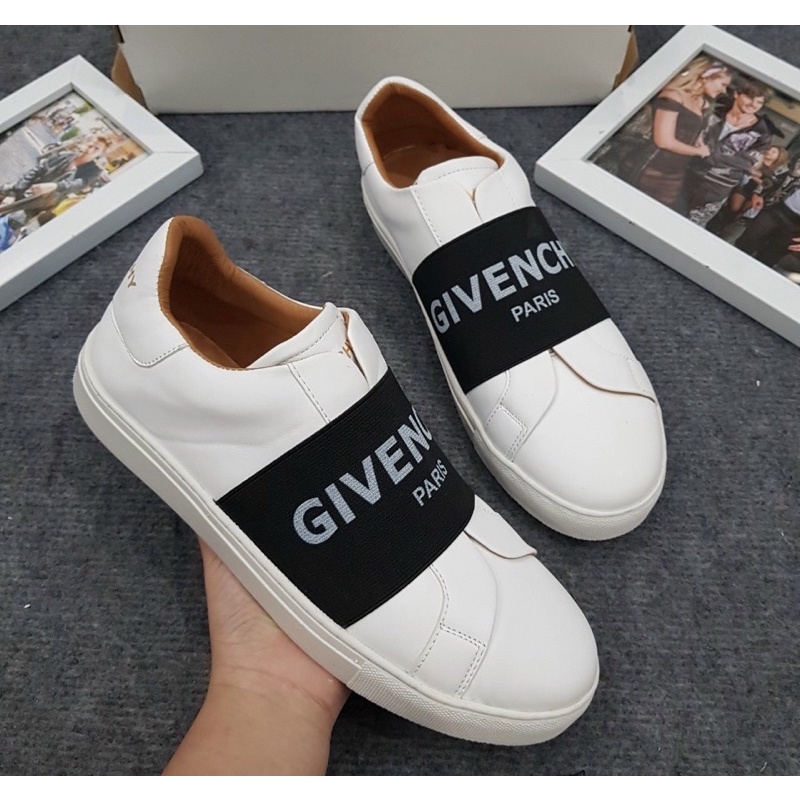 Giầy thời trang nam Gyvenchy có hoạ tiết chữ ngang in chìm, Giầy thời trang phong cách giới trẻ btshop từ 38 đến 42.
