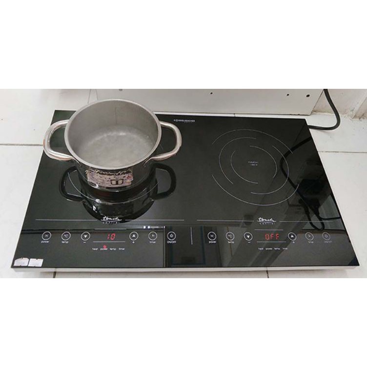 Bếp từ đôi ROMMELSBACHER CT 3410, nhập chính hãng, thích hợp đặt dương, bảo hành 12 tháng