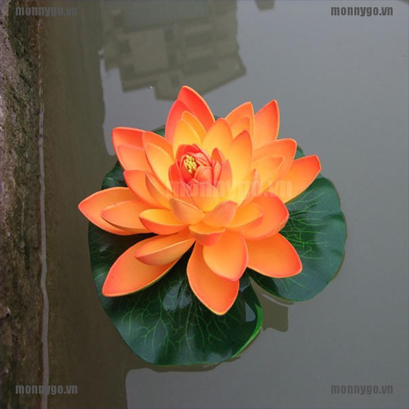 Hoa sen giả 18cm trang trí độc đáo