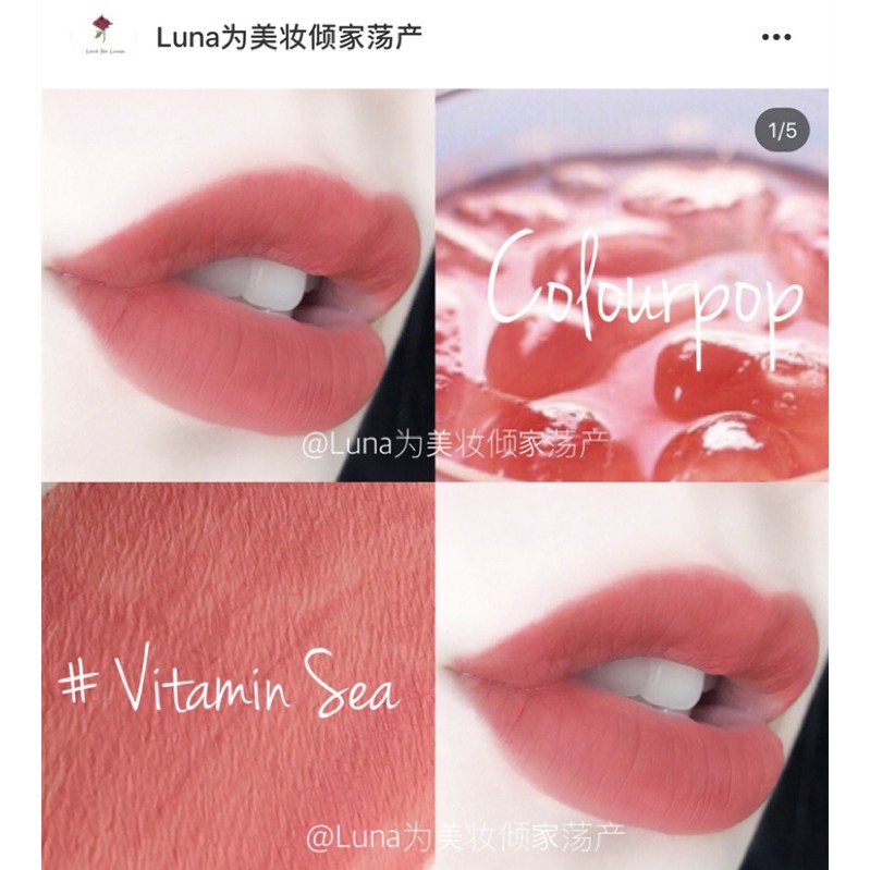 Son colourpop blotted lip màu Vitamin sea