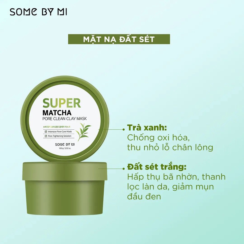 Bộ 3 Tonner AHA-BHA-PHA +tinh chất ốc sên +mặt nạ đất sét Some By Mi chăm sóc da giảm mụn thâm quatangme