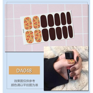 Sticker Dán móng tay nail sticker 3D móng không thấm nước