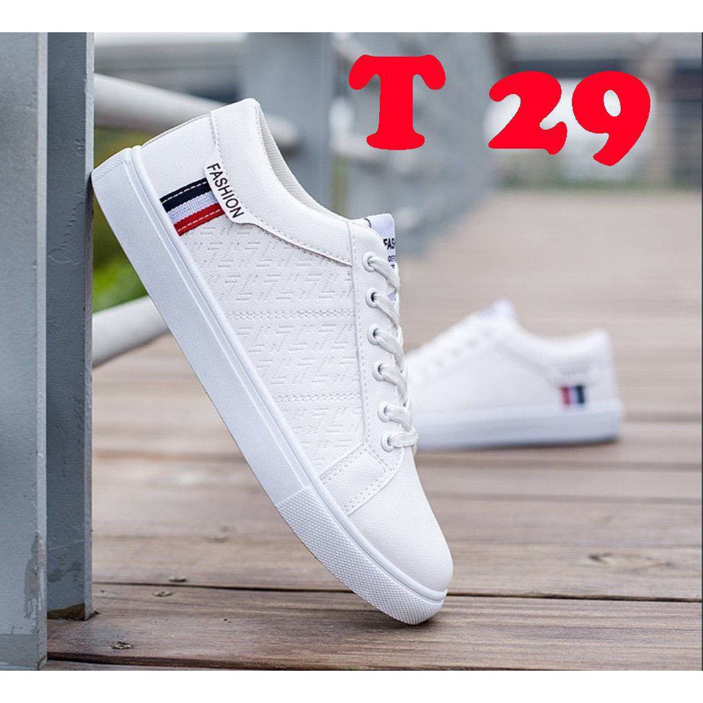 Giày Sneake Nam Trắng Trẻ Trung. Size 38-44