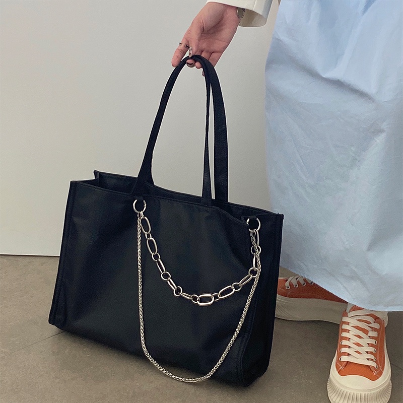 Túi IELGY vải nylon cỡ lớn thiết kế đơn giản thời trang phong cách Hàn Quốc