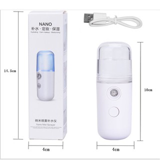 Phun Sương Nano Xịt Khoáng Mini Cầm Tay Dung tích 30ml Sạc Điện USB