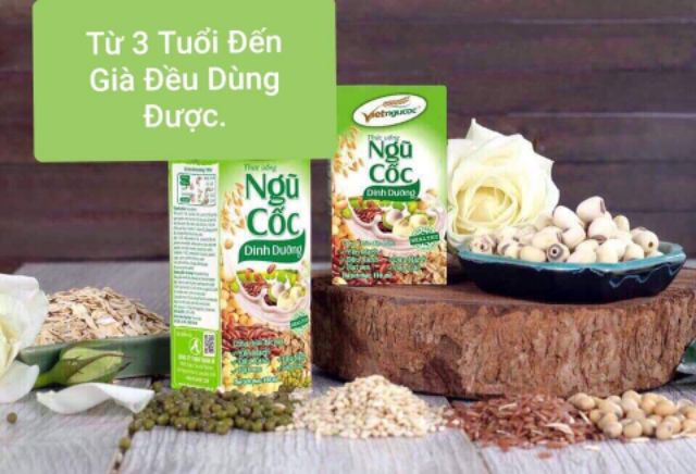 Thức uống ngũ cốc dinh dưỡng 180ml (Mua 1 thùng tặng kèm 5 hộp gạo lức huyết rồng 250ml)