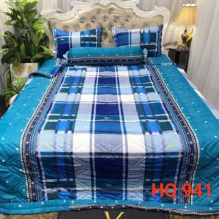 Bộ Drap Thun Hàn Quốc mát lạnh 4 món (Inbox nhiều mẫu lựa chọn)