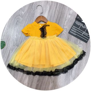 Váy cộc tay xòe công chúa