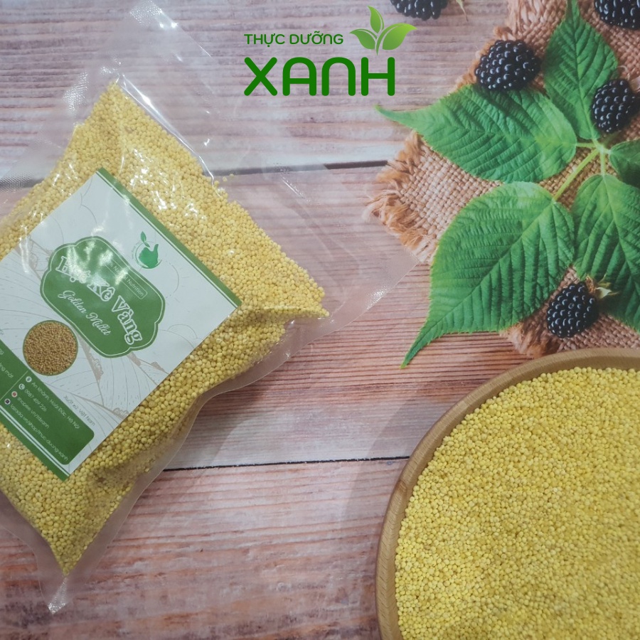 Hạt Kê Nếp Vàng Tách Vỏ Đặc Sản Nghệ An, Hạt Kê Cho Bé Ăn Dặm - Thực Dưỡng Xanh