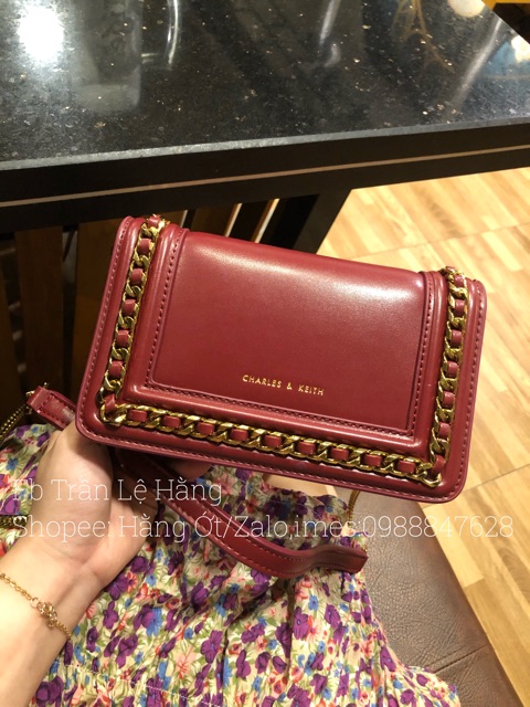 Túi chữ CCKKKKK viền xích size 18cm sỉ & lẻ | BigBuy360 - bigbuy360.vn