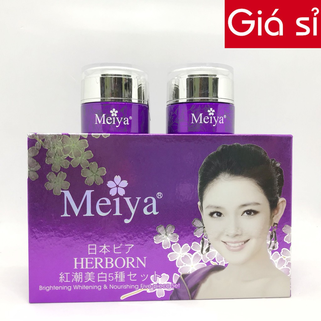 Mỹ phẩm meiya tím bộ đôi ngày đêm chính hãng sỉ số lượng lớn