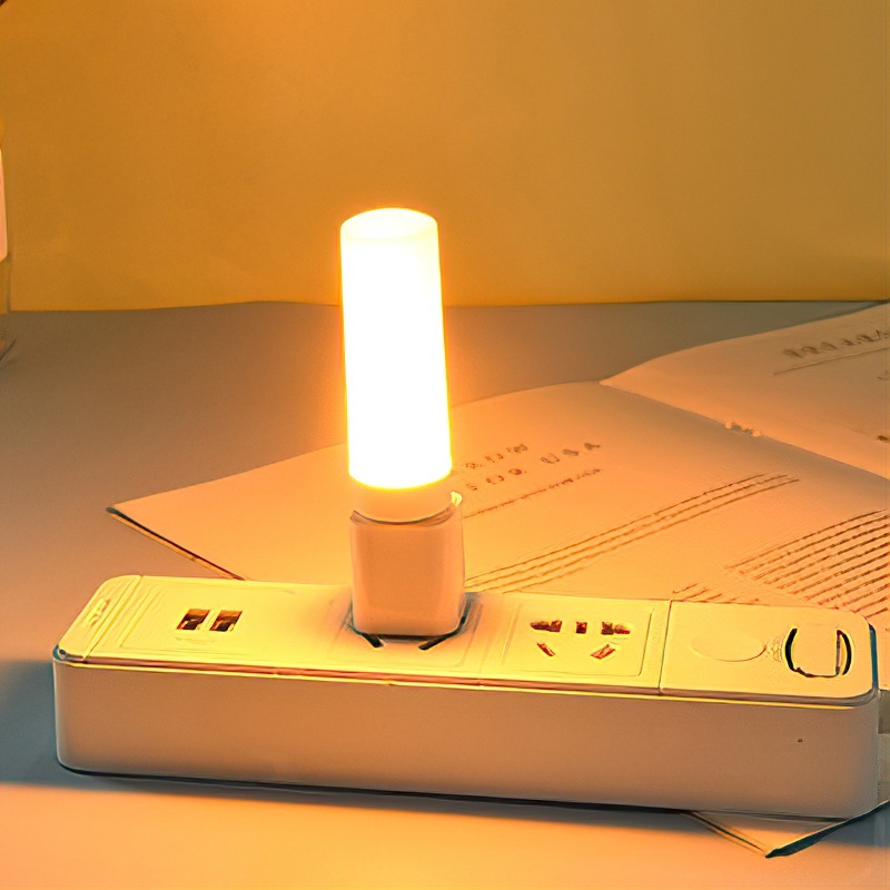Đèn LED USB thiết kế ngọn lửa cháy dùng pin sạc dự phòng cổng USB laptop PC