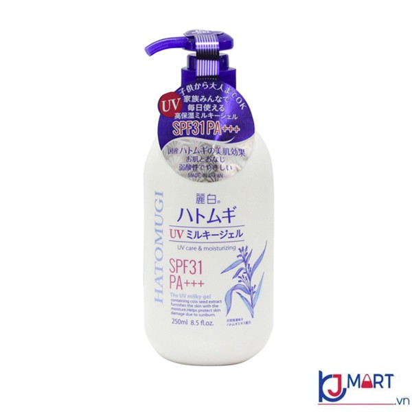 Sữa Dưỡng Thể Chống Nắng Hatomugi SPF31 PA+++ 250ml