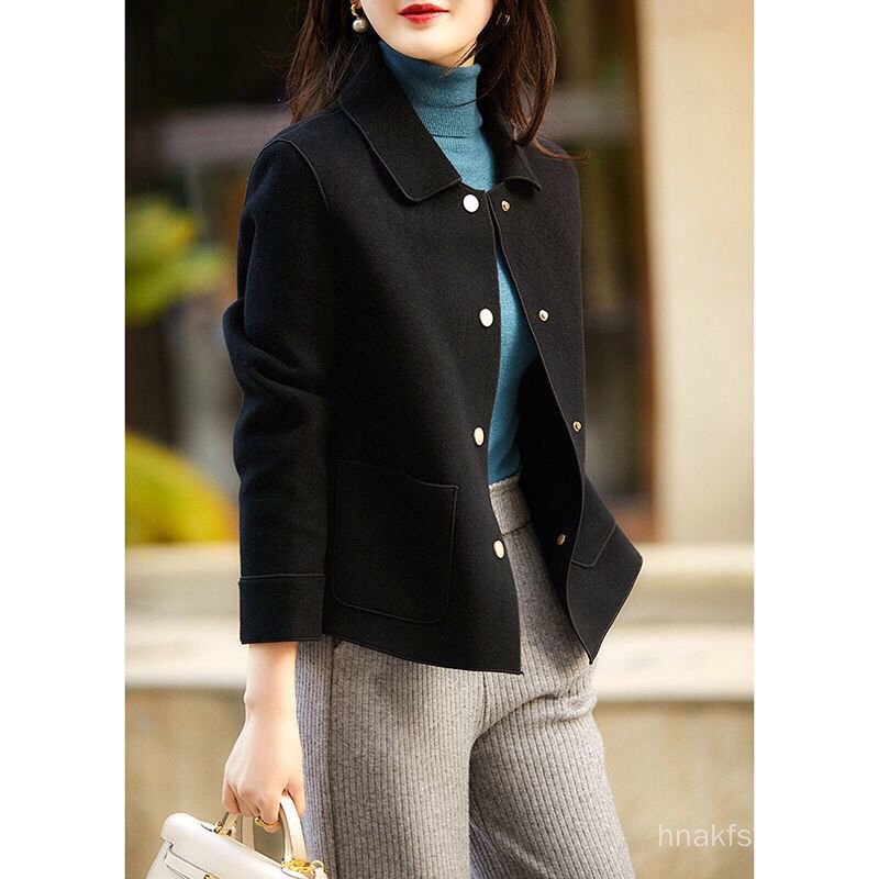 Áo Khoác Len Dáng Ngắn Thời Trang Thu Đông 2022 Cho Nữ