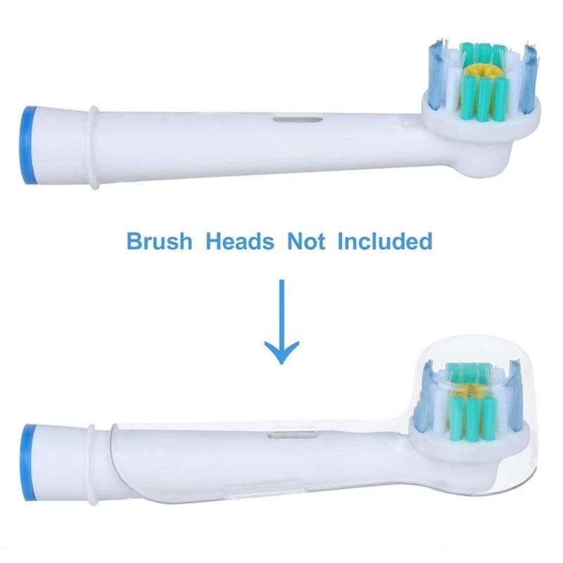 Set 2 Vỏ Bọc Bảo Vệ Đầu Bàn Chải Đánh Răng Điện Trong Suốt Chống Bụi Tiện Dụng Mang Theo Du Lịch