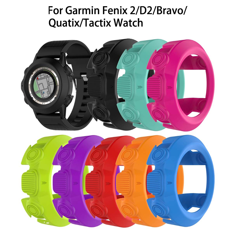 Khung Silicone Bảo Vệ Cho Đồng Hồ Garmin Fenix 2 D2 Bravo Quatix