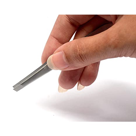 [Hàng mới về] Set 2 Nhíp Tỉa Lông Mày Làm Từ Thép Không Gỉ Tiện Lợi Màu Sắc Ngẫu Nhiên