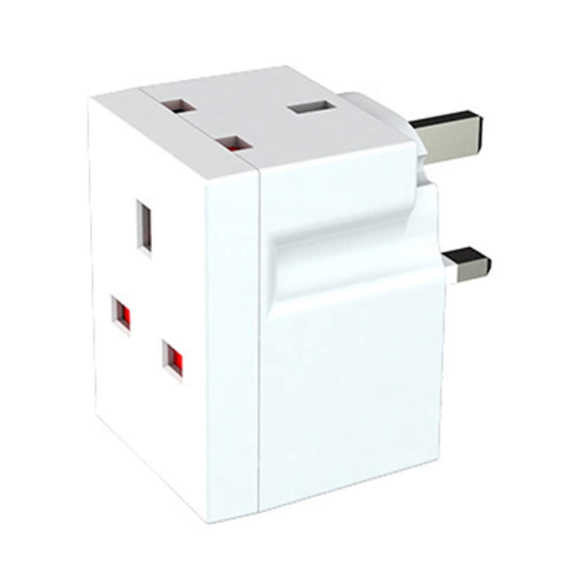 Phích Cắm Chuyển Đổi 3 Chấu UK 3 Chấu Tiện Dụng
