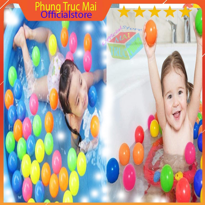 Đồ chơi cho bé 100 quả bóng nhựa Việt Nam kích thước 5.5cm  7.5cm 10cm 15cm 18cm 20cm Phùng Trúc Mai Store