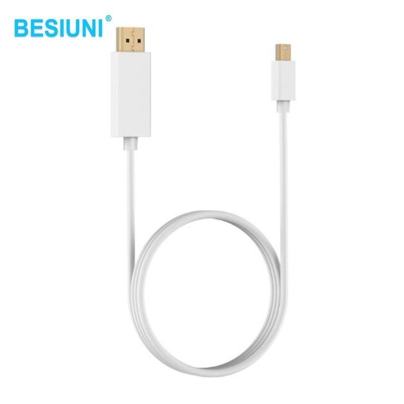 Dấp cáp chuyển đổi 1.8M/6FT cổng Mini Display DP sang HDMI chuyên dụng cho Apple Macbook Mac Air