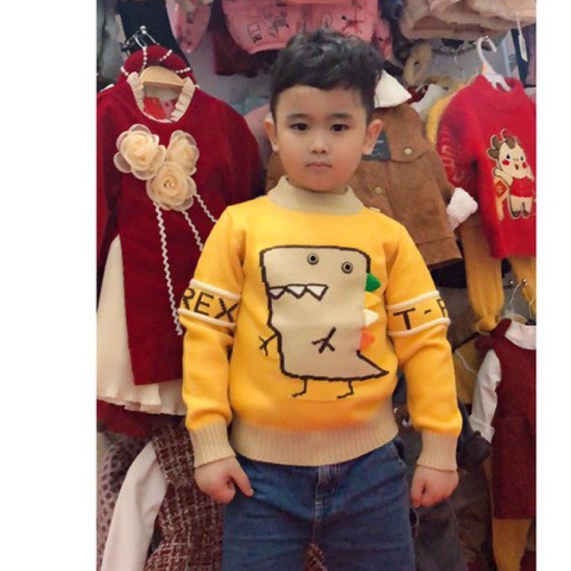 Áo Len 3D Dành Cho Bé Trai Hàng QCCC