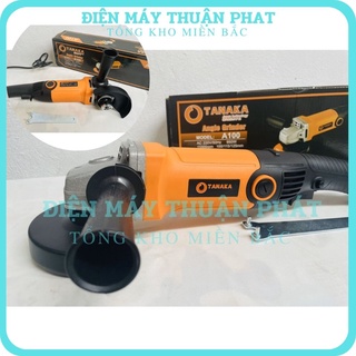 Máy mài góc cắt sắt gỗ gạch cầm tay Tanaka 950w mini, Bộ chuyển đổi máy mài thành máy cưa xích