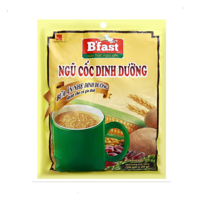 Bịch lớn Ngũ cốc dinh dưỡng VinaCafe B'fast