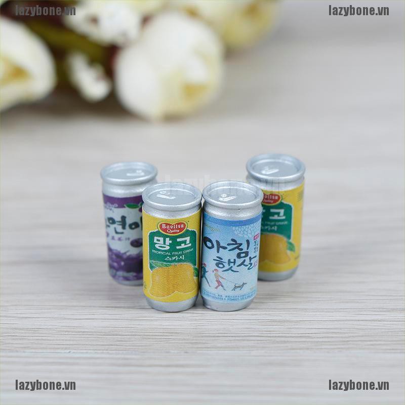 Bộ 4 Bình Nước Trang Trí Nhà Búp Bê Xinh Xắn