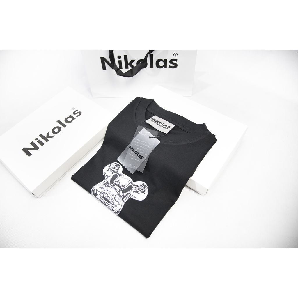 Áo thun Unisex Nikolas 100% Cotton BE@RBRICK
