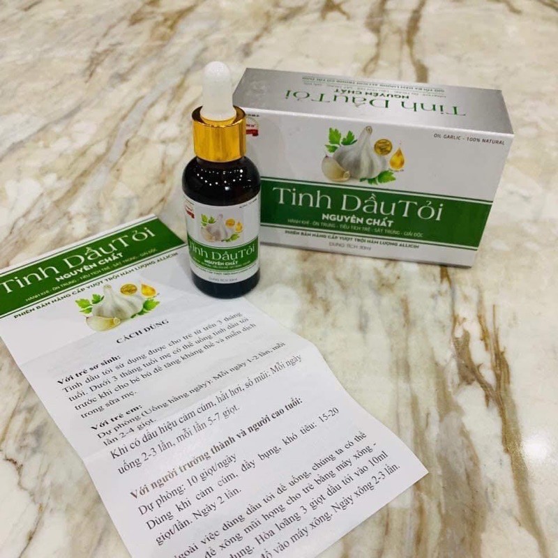 tinh dầu tỏi cầu bình an
