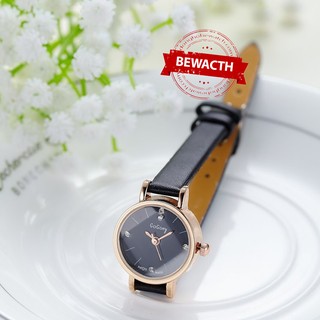 Đồng hồ nữ dây da Bewatch Đen