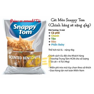 Cát mèo Snappy Tom 5L - 4kg