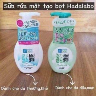 Sữa rửa mặt Hadalabo tạo bọt