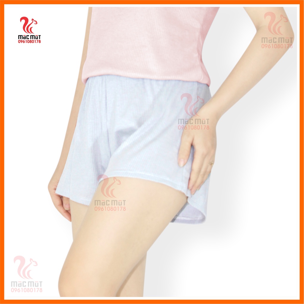Quần short nữ thun cotton 100%, [Mã SP Q110] phù hợp làm quần đùi mặc nhà hoặc quần mặc trong váy. Thời trang Macmot | BigBuy360 - bigbuy360.vn
