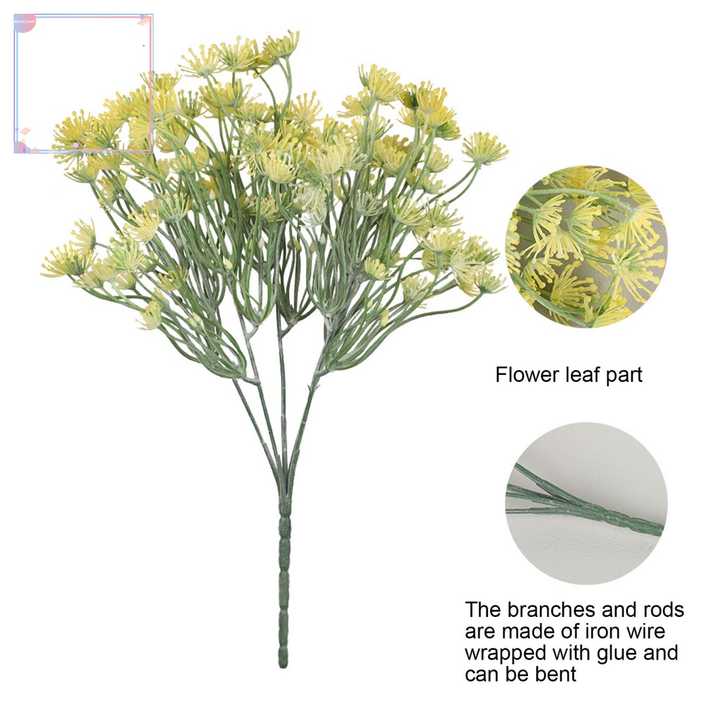 Bó Hoa Giả 4 Màu Tùy Chọn Dùng Trang Trí