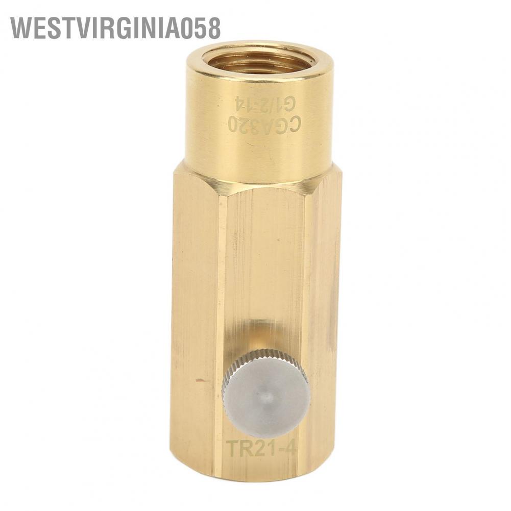 Westvirginia058 Bộ điều hợp nạp đầy xi lanh CO2 Đồng thau có nhiệt độ thấp bình chiết rót cho chai nước ngọt
