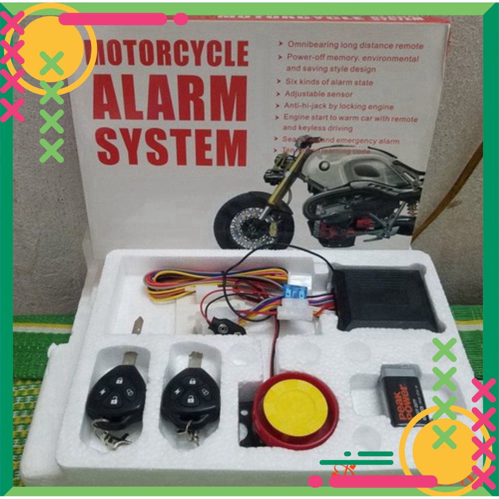 [FREE SHIP] 💥[Mua 1 tặng 1]💥 Bộ khóa chống trộm xe máy thông minh Motorcycle Alarm System BẢO HÀNH 1 NĂM+ Tặng móc Khó