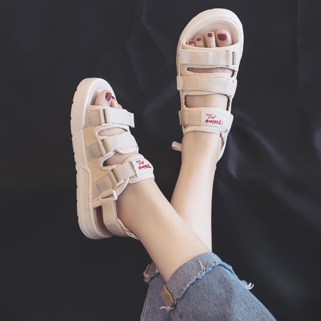 [SALE Mới nhất] Sandal nữ ulzzang HÀN QUỐC 3 quai HOT TREND 2021 trẻ chung, năng đông, chất lượng chính hãng