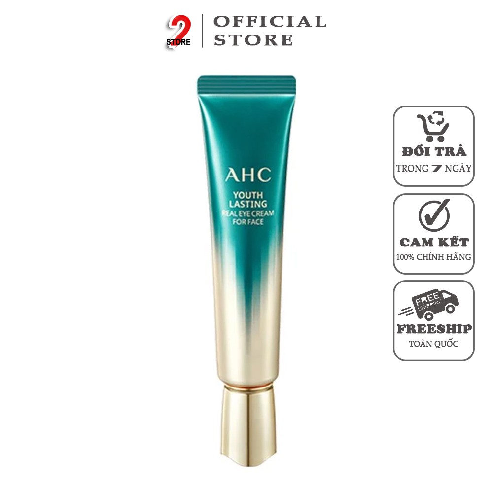 Kem Mắt AHC Ageless Real Eye Cream For Face 12ml &30ml Hàn Quốc
