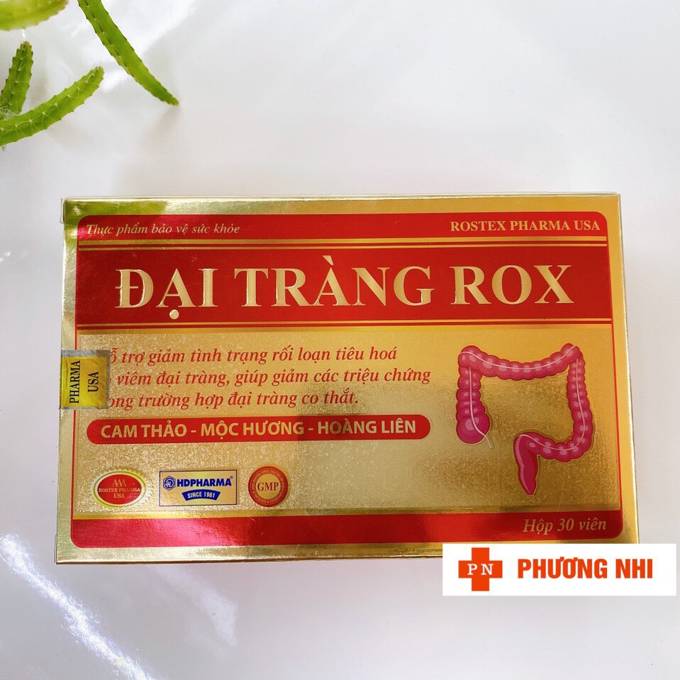 ĐẠI TRÀNG ROX - CẢI THIỆN TÌNH TRẠNG CO THẮT ĐẠI TRÀNG VÀ RỐI LOẠN TIÊU HOÁ